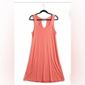 Salt Life brand sleeveless tank dress in a coral or orange color.size small